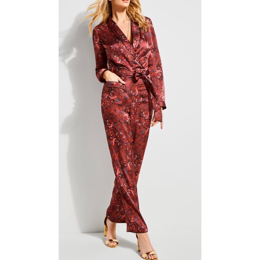 Guess Hugh floral jumpsuit.
